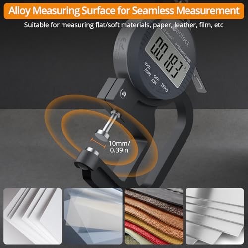 Digital Thickness Gauge 0-1"/0.00005" Silver-grey