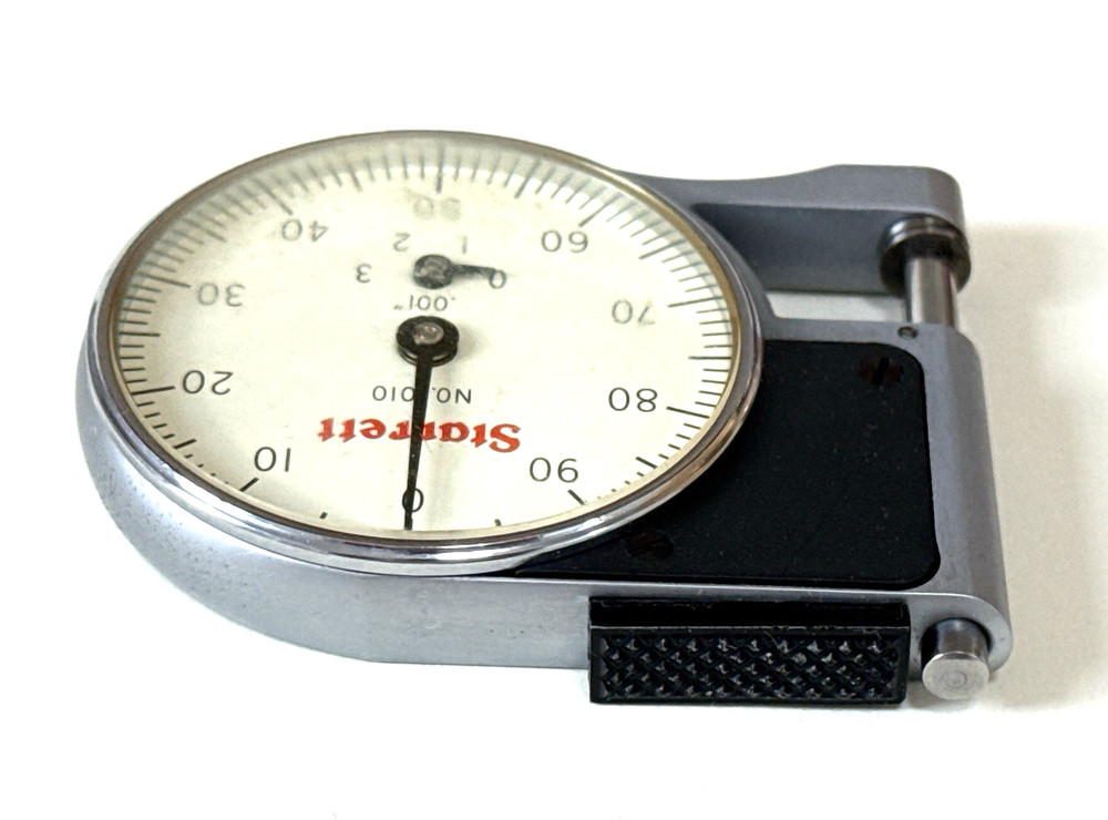Starrett No.1010-E Pocket Dial Gage Indicator .0005"