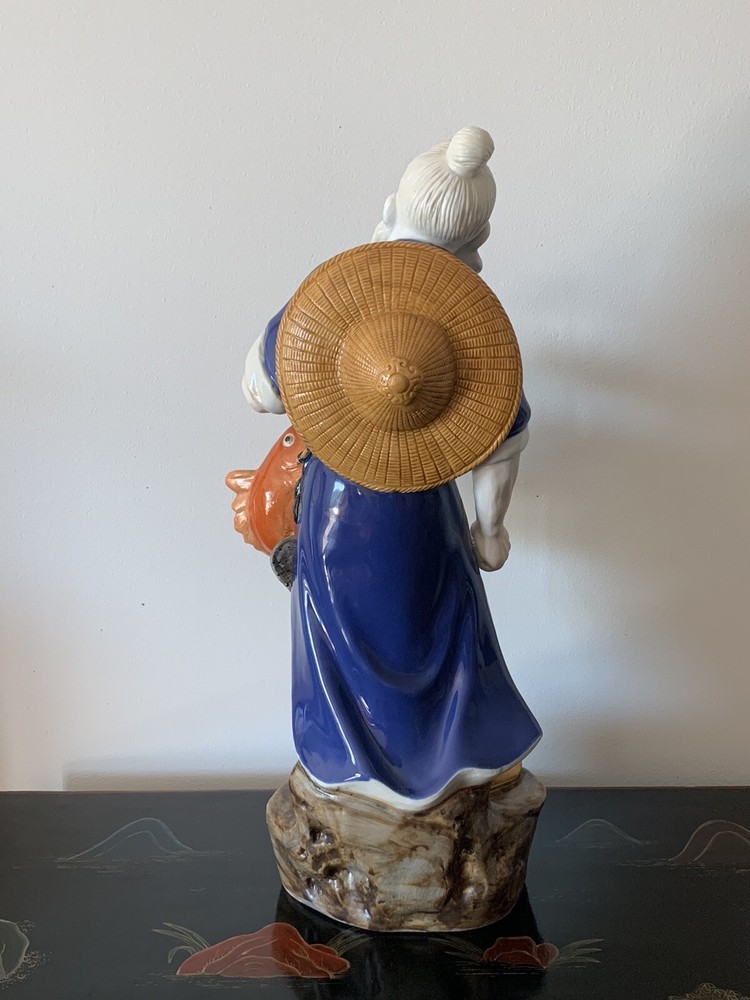 Chinese Figure Fishman 42cm H