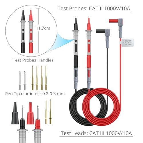 Electrical Multimeter Test Lead 24pcs - Multitester Leads Test Leads 24pcs