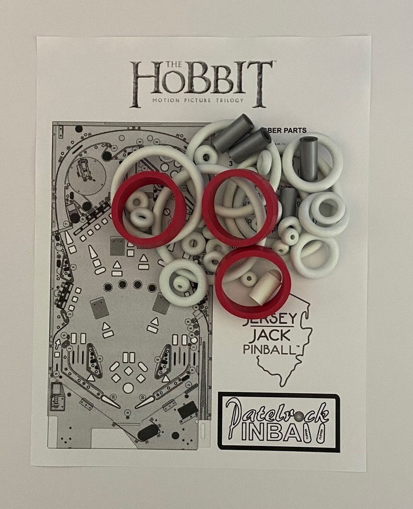 Jersey Jack Pinball The Hobbit Pinball Machine Rubber Ring Kit