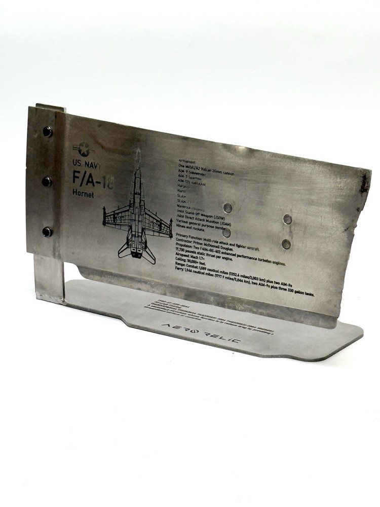 F/A-18 Titanium Part Collectable