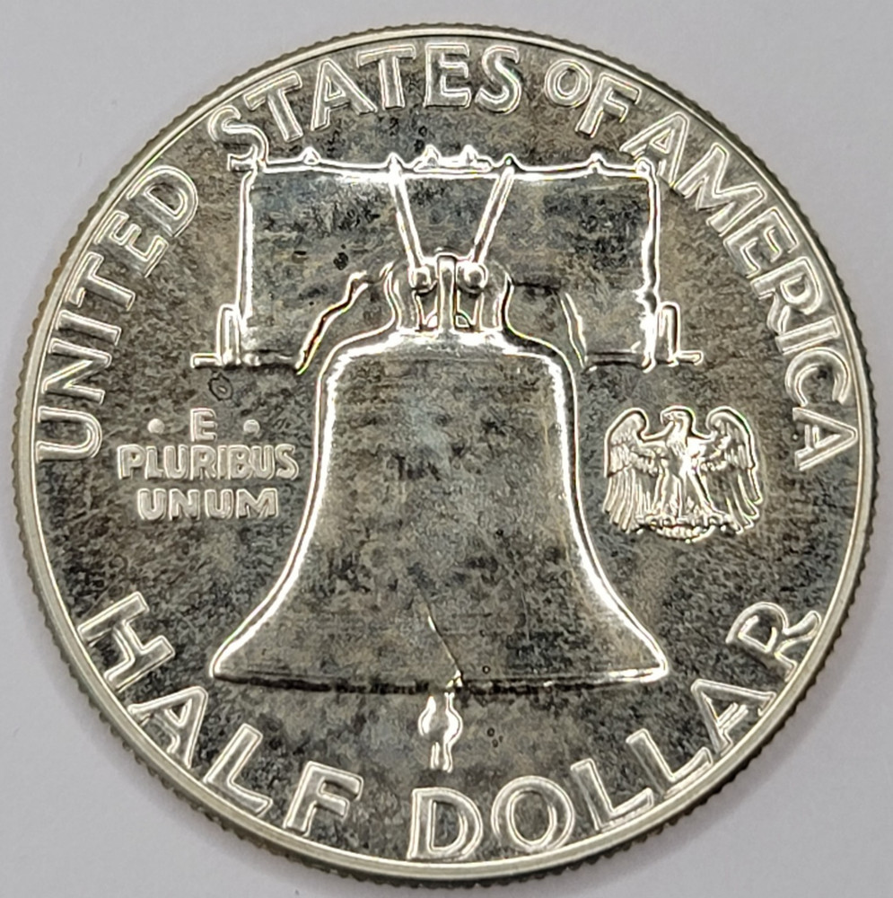 1957 Gem Proof Franklin Half Dollar 90% Silver