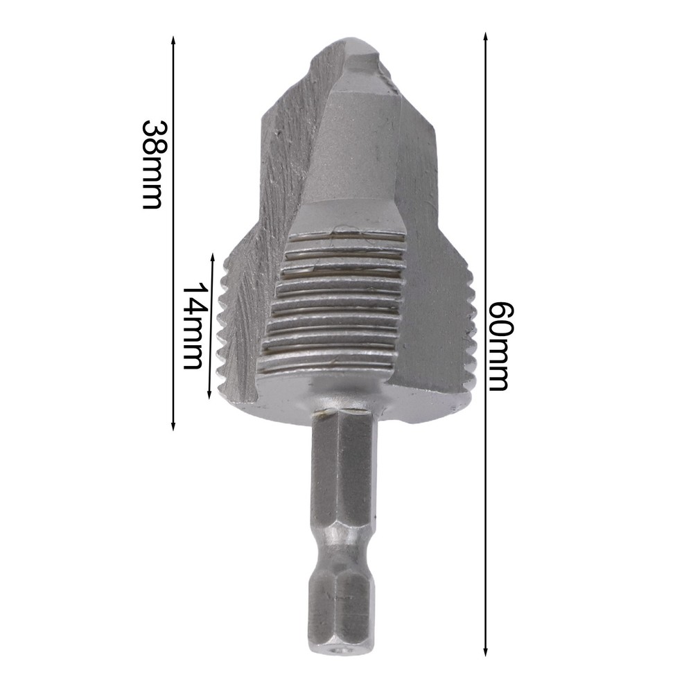Multi Purpose 3 in 1 Drill Bit with Hexagonal Handle for Wide Compatibility