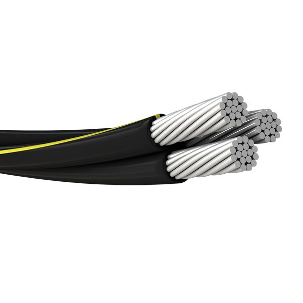 150' Stephens 2-2-4 Triplex Aluminum URD Direct Burial Cable (120 Amp) 600V