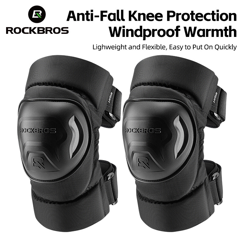 ROCKBROS Motorcycle Knee Pad Windproof Warm EVA Protective Gear Shockproof