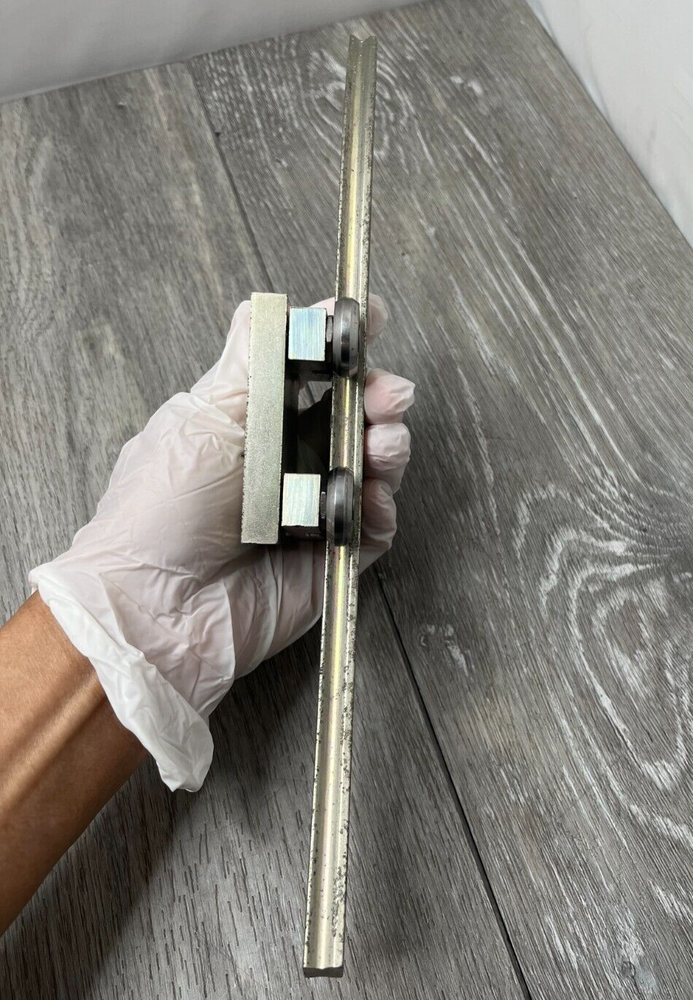 S-Shaped Compact Linear Rail Guide System w/Sliders (Part# Unknown)