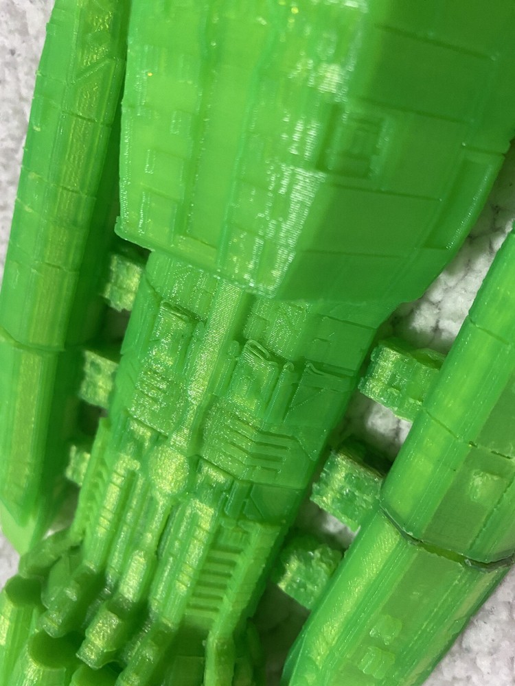 3D Printed Battlestar Galactica Ships