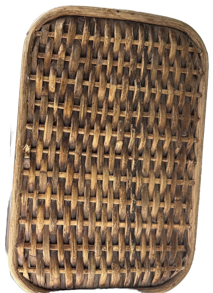 Lined Woven Rattan Laundry Hamper