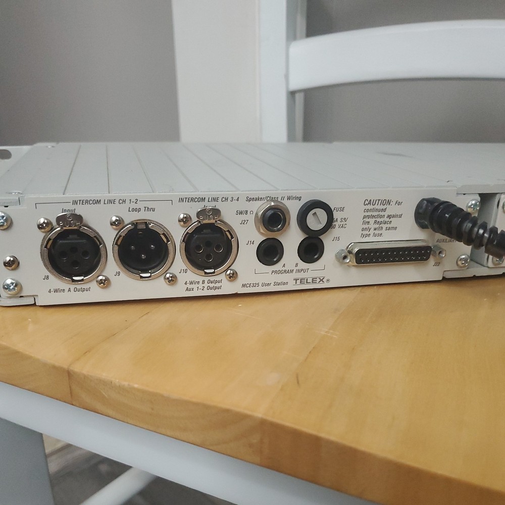 RTS MCE-325 4-Channel User Station w/ Speaker MCS-325 Programmable Intercom Unit