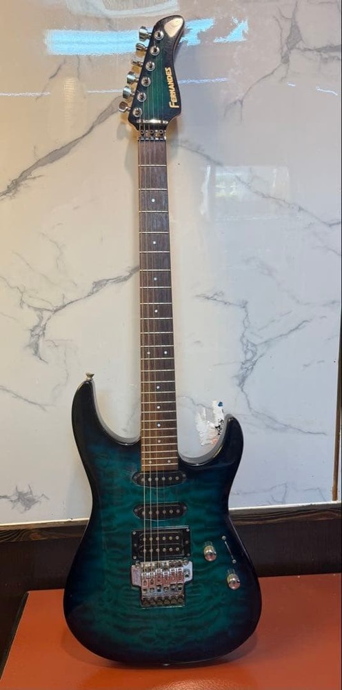 Fernandes Electric Guitar Gradient Blue