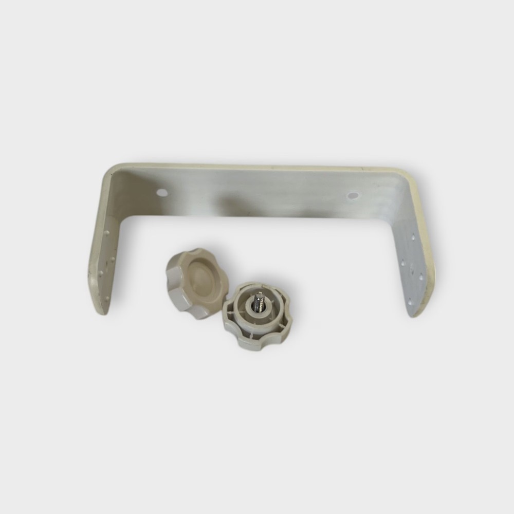 Icom IC-M412 IC-M422 VHF White Mounting Mount Bracket & Knobs
