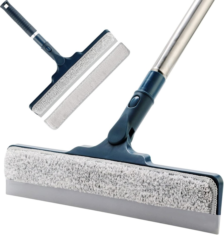 1 Window Cleaner Shower Squeee " Durable Squeee, Long Handle,