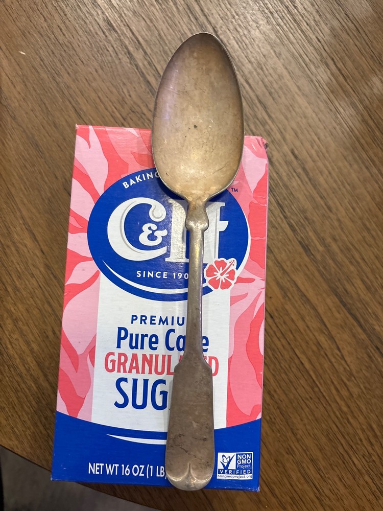 ANTIQUE SILVERPLATE SPOON / ROGERS Large size