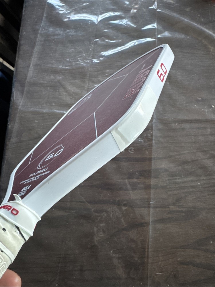Six Zero 6.0 Ruby Pickleball Paddle 16mm
