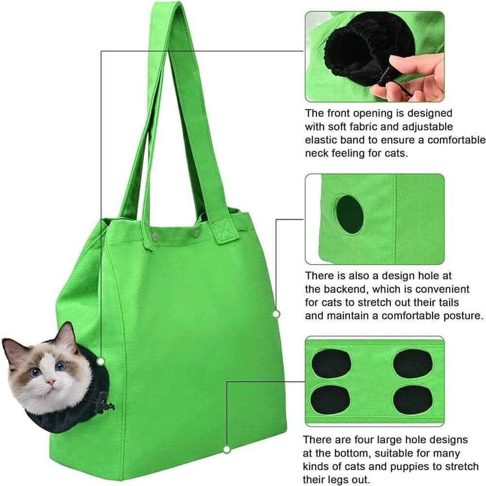 Cat and Dog Tote Bag Carrier Multifunctional Pet Backpack Exposed and Breathable