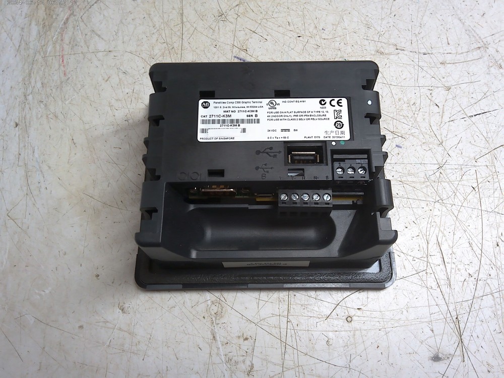 Allen Bradley 2711C-K3M Panelview C300 Operator Interface 24VDC 5W