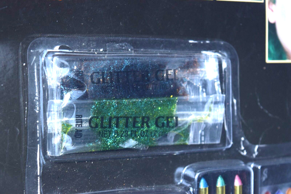 Mermaid Glitter Face Paint Make Up Kit + Gems