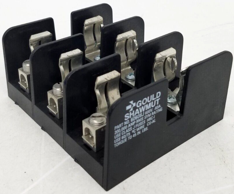 60608J Gould Shawmut Fuse Holder 600V 60 Amp - Next Day Option