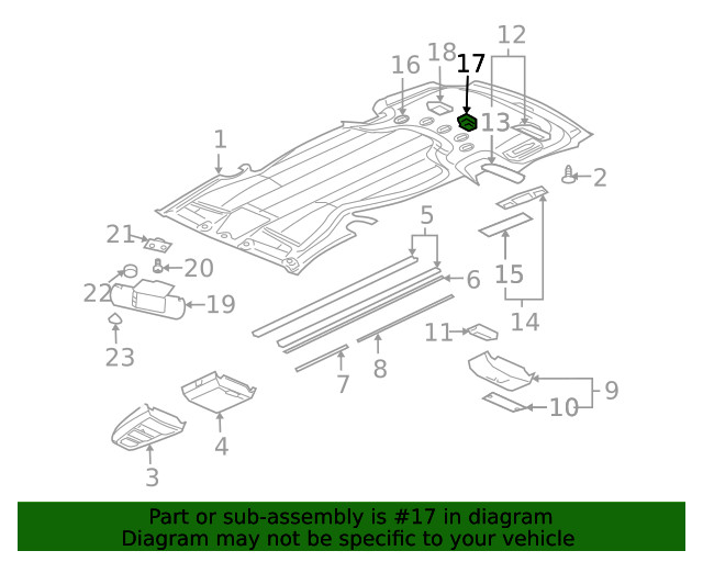 Genuine GM Display Unit 25868417