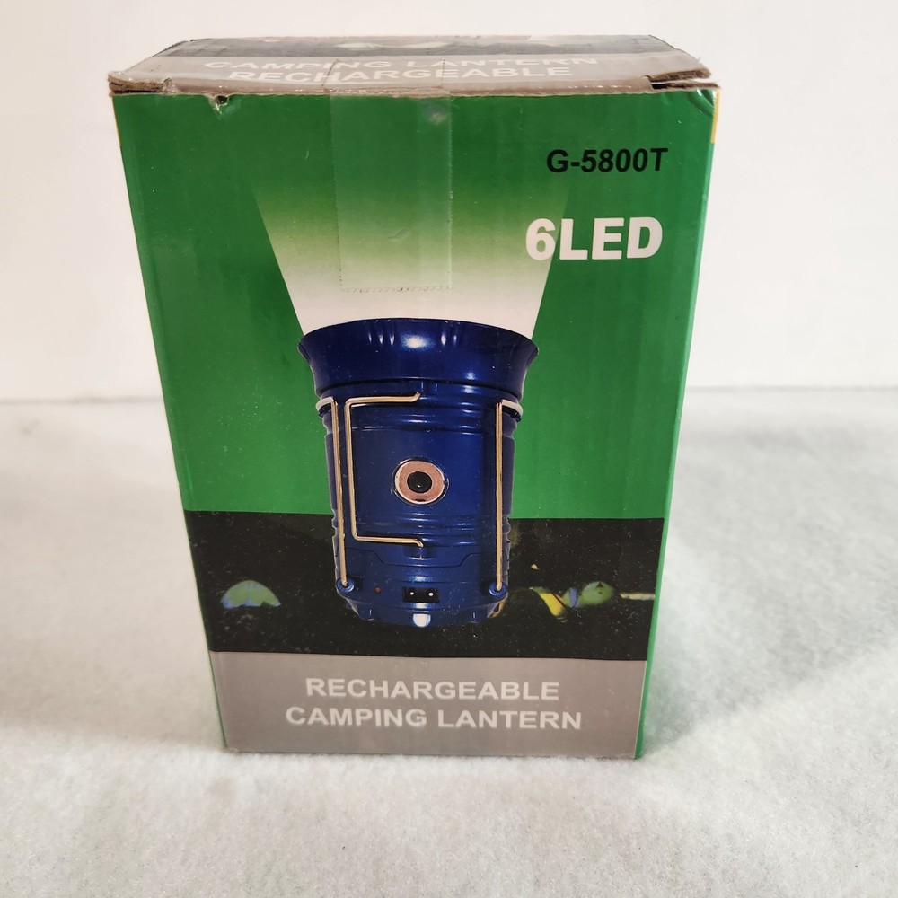 LED Camping Lantern, Solar and Rechargeable Lantern Flashlight