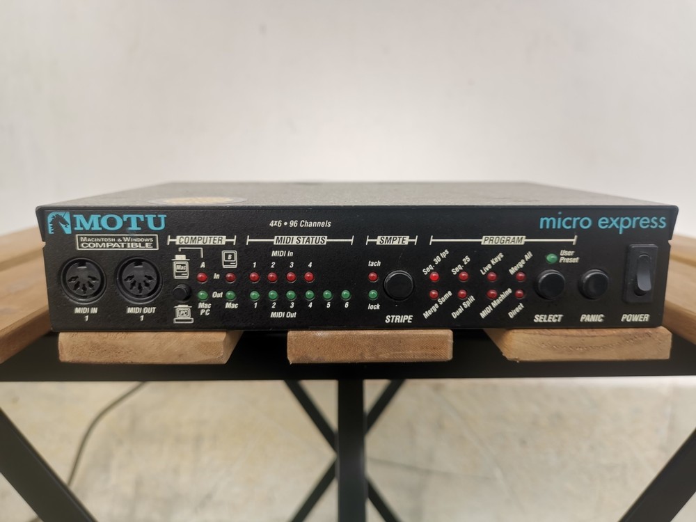 Motu Micro Express MIDI Interface SMPTE