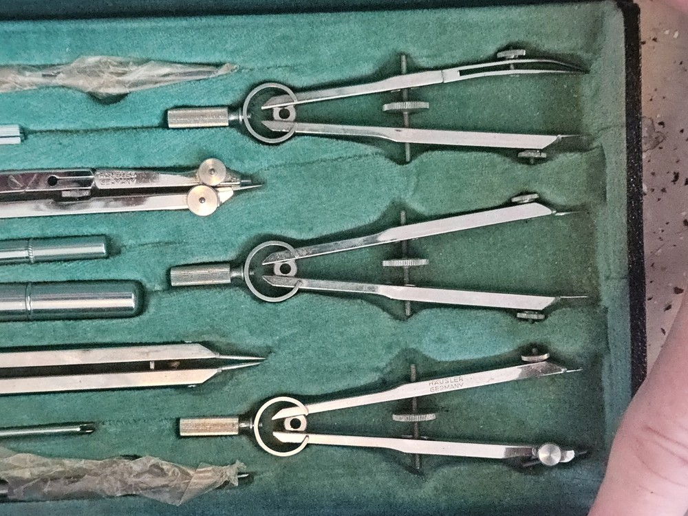 Vintage Tower German Drafting Tool Set 5110