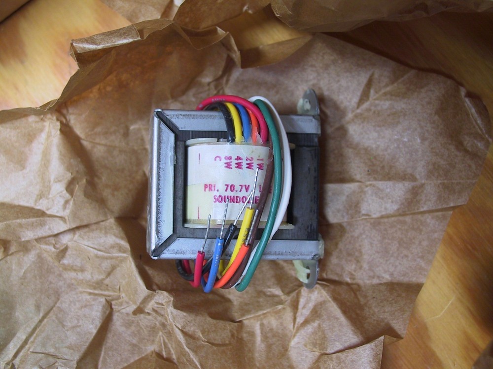 6 SOUNDOLIER HT 87 MATCHING 70 VOLT TRANSFORMERS