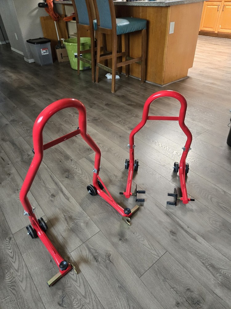 motorcycle stand set