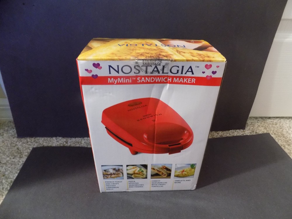 Nostalgia My Mini Sandwich Maker