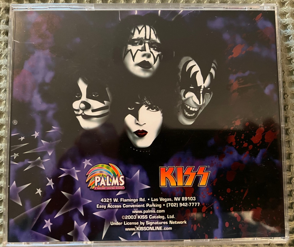KISS Palms Casino Resort Set of 5 $5 Commemorative Chips - Ltd Ed. w/ Booklet
