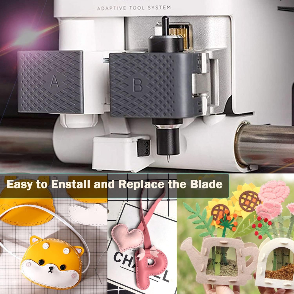 Deep Cut Blade and Housing Compatible with Cricut Maker, Replacement Deep Point