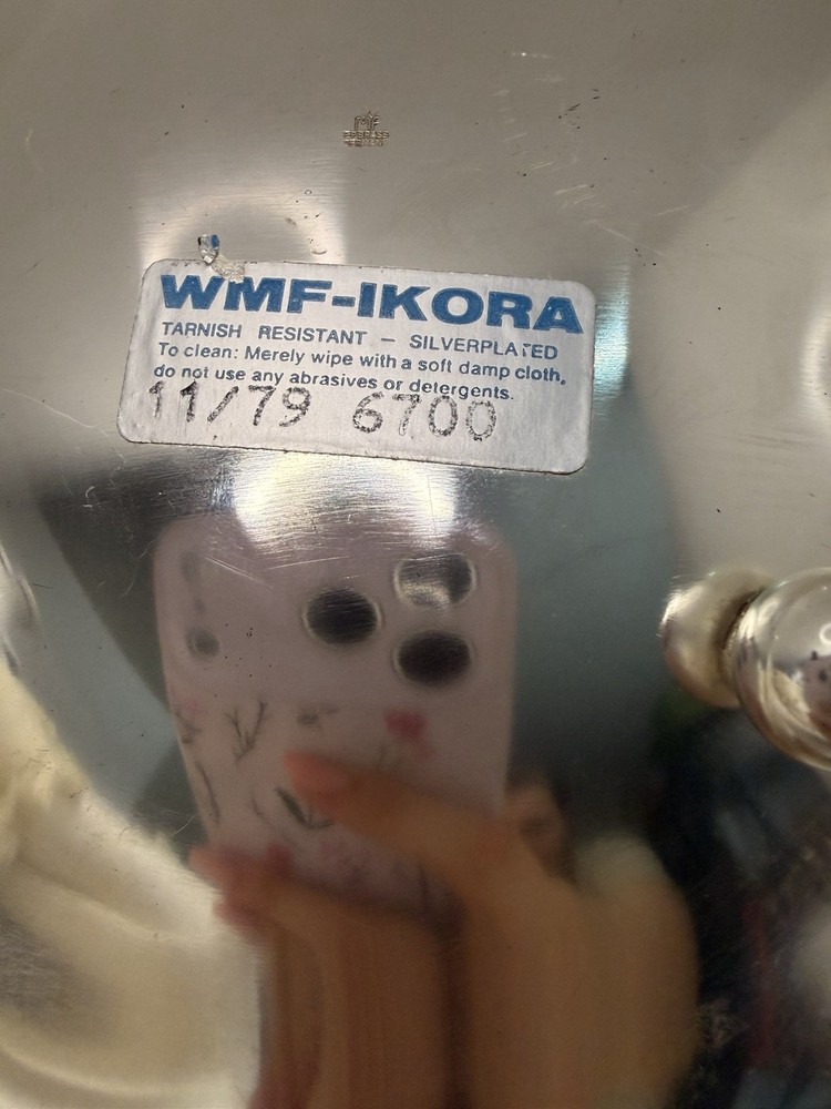 WMF IKORA Germany Footed Silver plate Decor Bowl Vintage - tarnish resistant