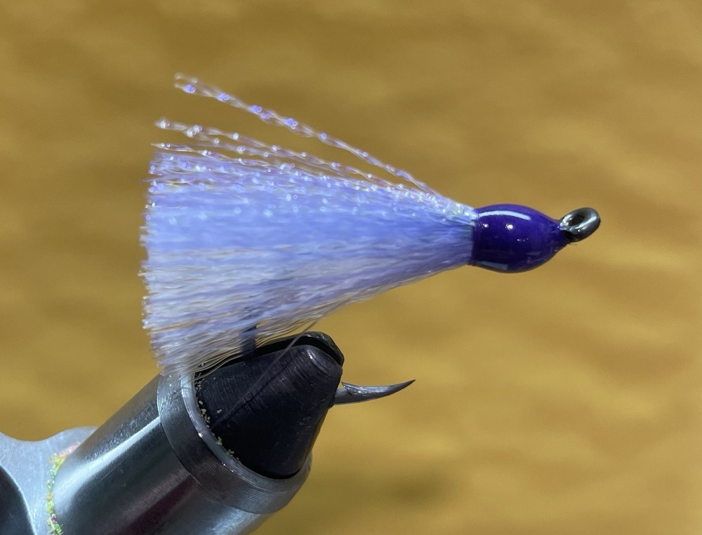 16 purple Pompano Jig Teasers Hook Size 2/0