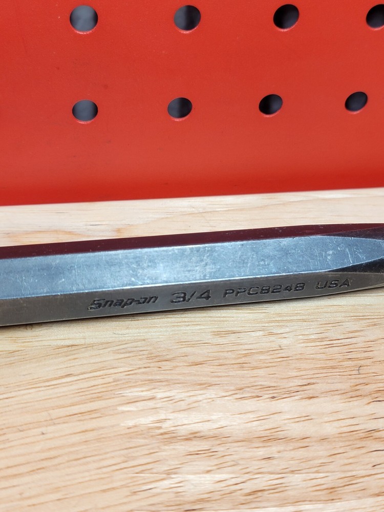Snap-on Tools PPC824B EXCELLENT CONDITION 7-1/4" Length 3/4" Chisel USA