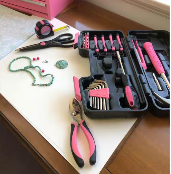 General Tool Set in Pink (39-Piece)