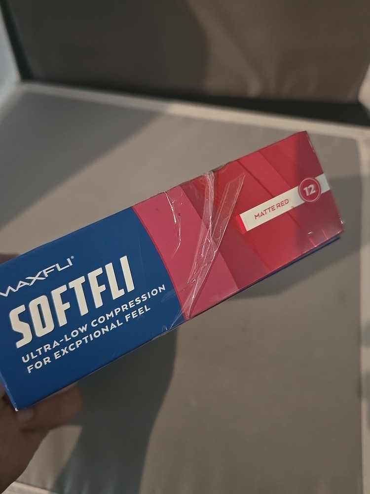 Maxfli Softfli Matte Golf Balls Red Dozen