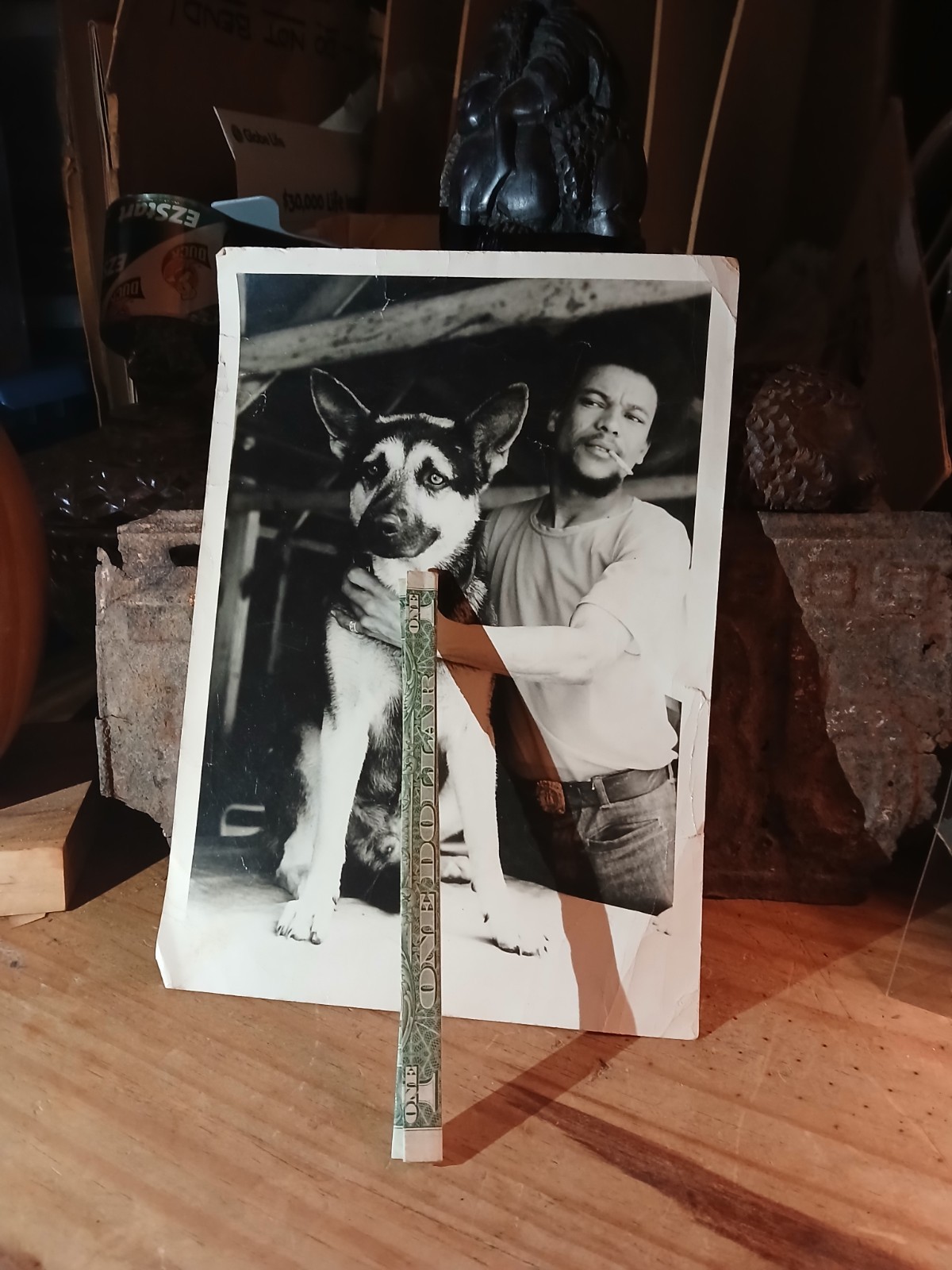 Antique African American * COLORED MAN BEST FRIENDS * CALVIN LITTLEJOHN *