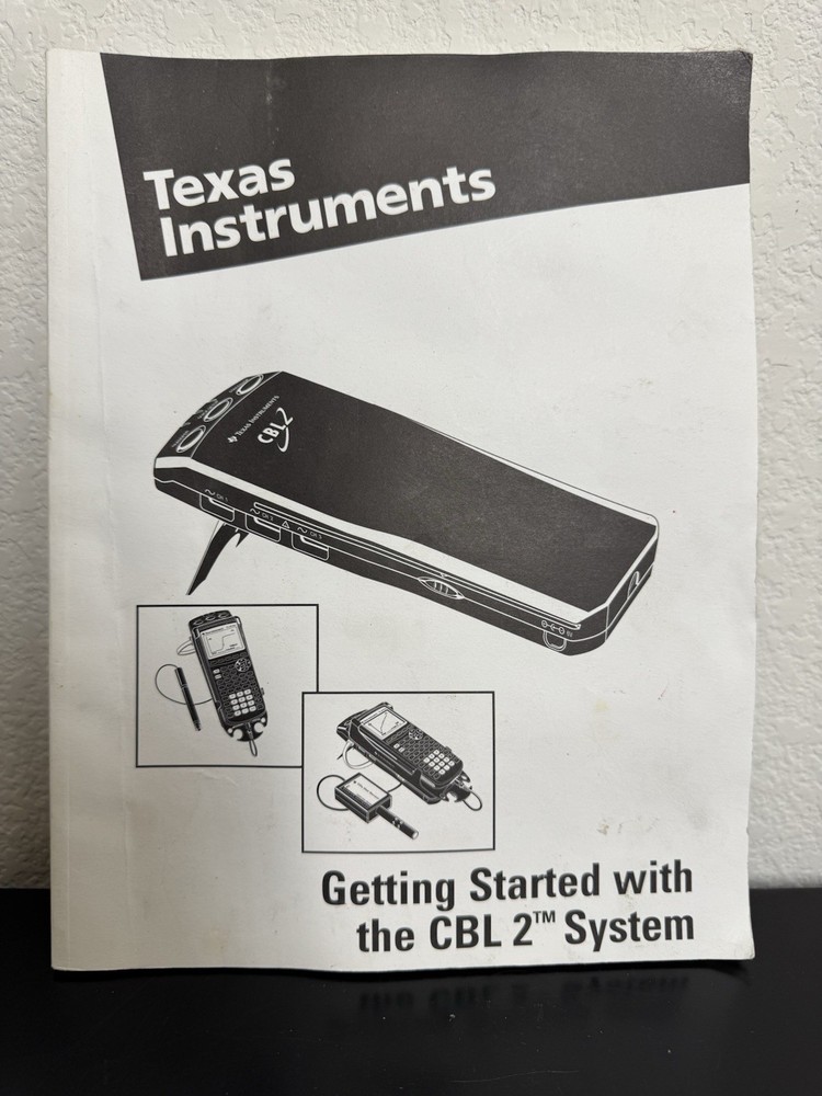 Texas Instruments Getting Started w CBL 2 System USER'S MANUAL