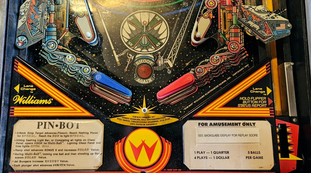 PIN*BOT Pinball Machine - Williams 1986