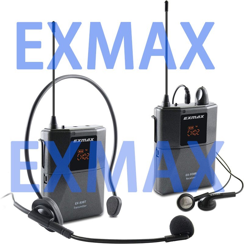 EXMAX EX-938 Wireless VoiceTransmission Tour Guide System One unit Transmitter