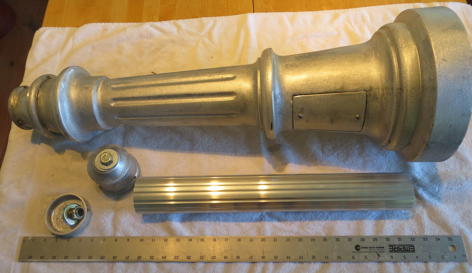 Post Pedestal for mounting a Police Gamewell Call Box or Fire Alarm Box