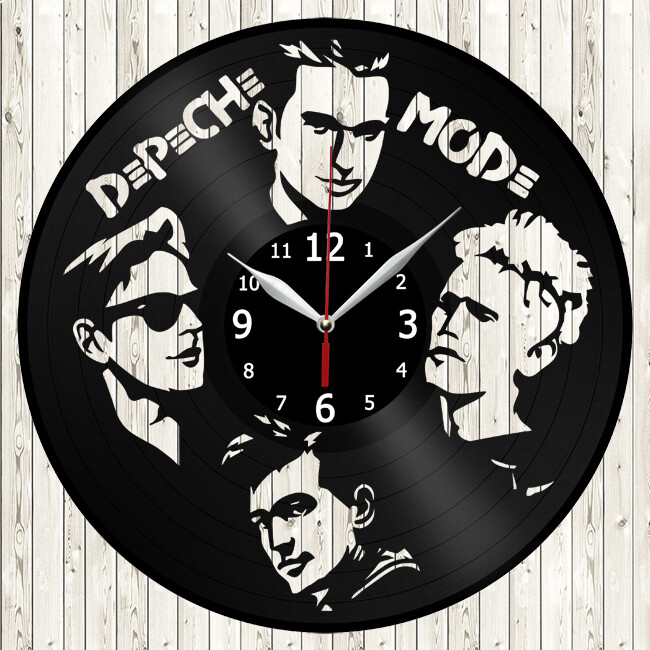 Depeche Mode Vinyl Record Wall Clock Decor Handmade 3862
