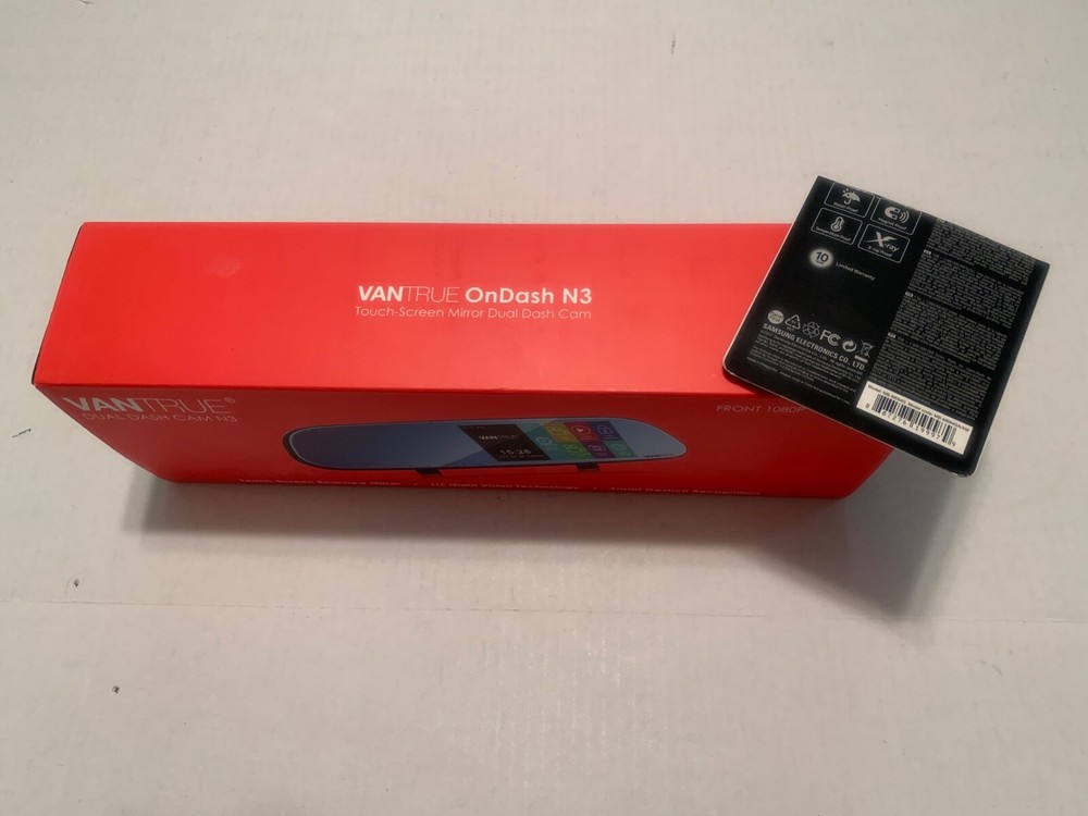 VanTrue Dual DashCam N3,Touch Screen,Night Vision Tech,Smart Gesture Recognition