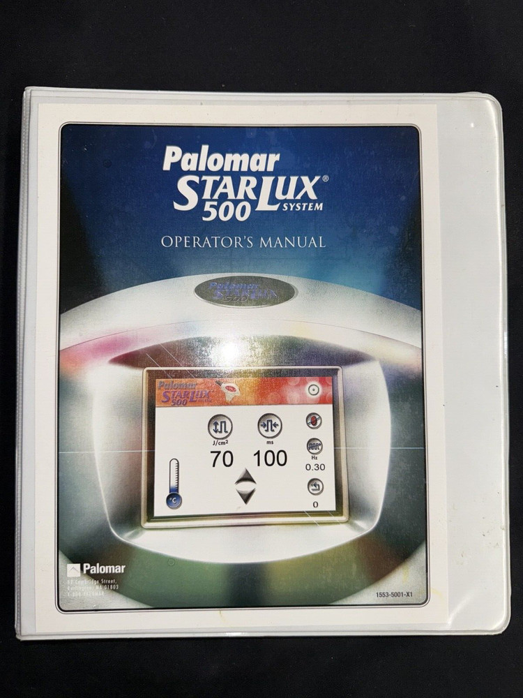 Palomar Starlux 500 Operator's Manual