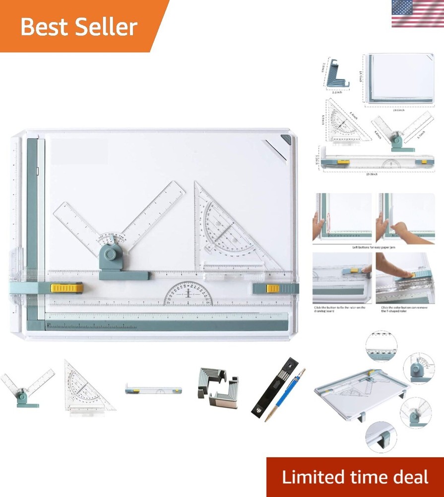 A3 Multifunctional Drawing Board with Parallel Motion & Adjustable Angle