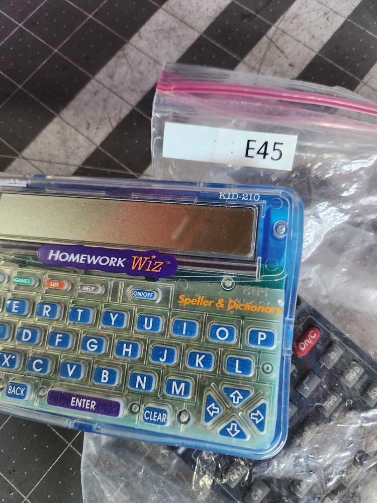 Franklin Homework Wiz KID-210 Handheld Spelling Dictionary Tested & Working!