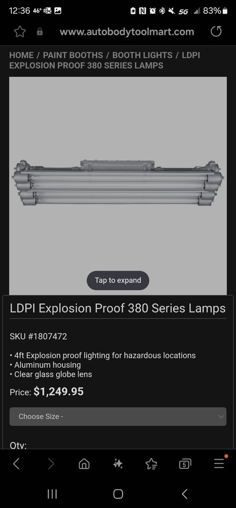 LDPI Explosion Proof 380 Series Lamps