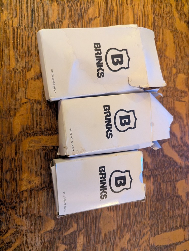 3 Brinks Deadbolt Latch Mechanisms New In Boxes