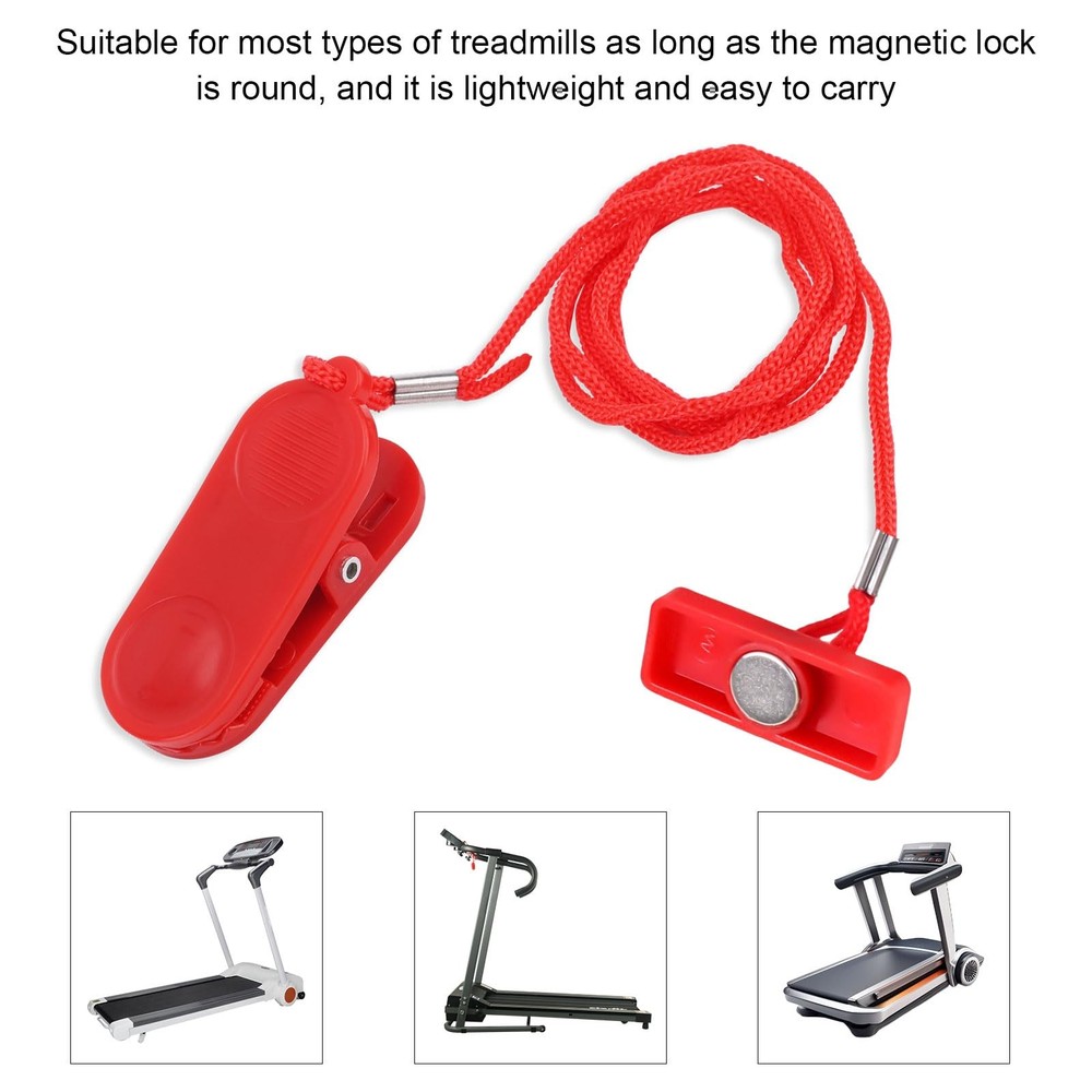 Treadmill Magnet Safety Key Replacement, Universal red